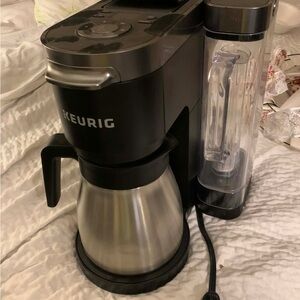Keurig K-Duo Plus with Silver and Black Design